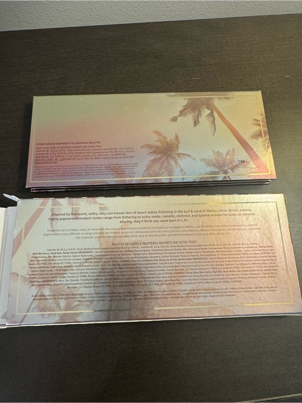 Too Faced Born This Way Sunset Stripped Palette .4 oz Full Size NIB - Picture 3 of 4
